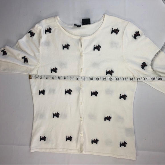 Vintage Etoile Scottie Cardigan Size Small - Picture 4 of 11